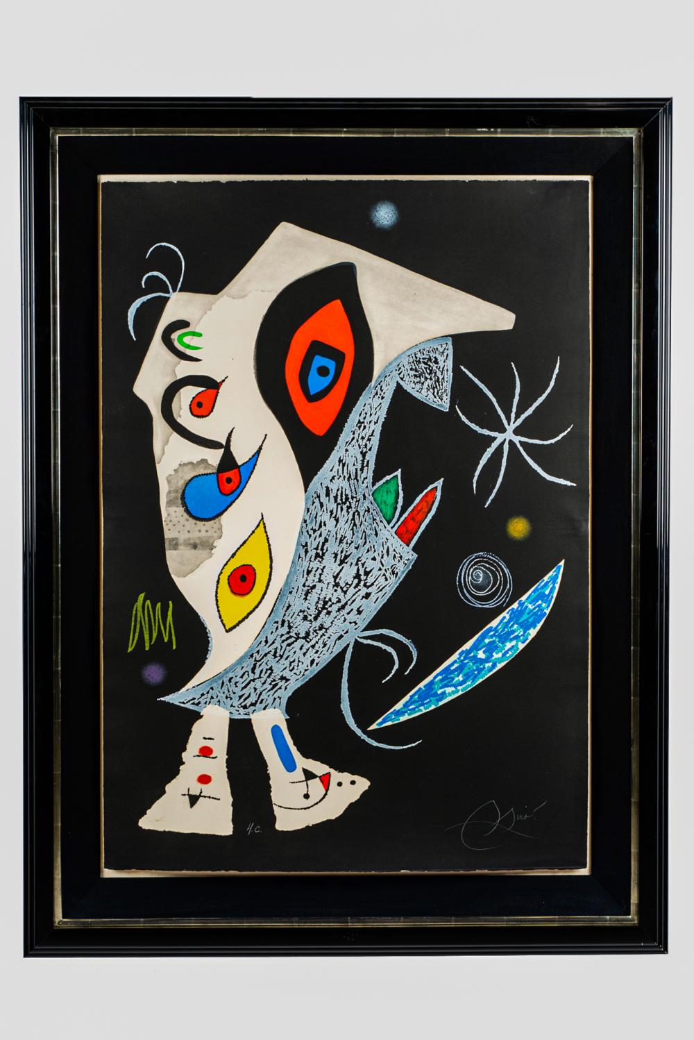 JOAN MIRO (1893 - 1983): "BARBARE