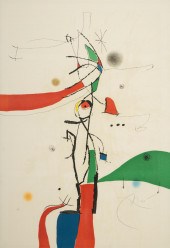JOAN MIRO (1893-1983): DEMI-MO