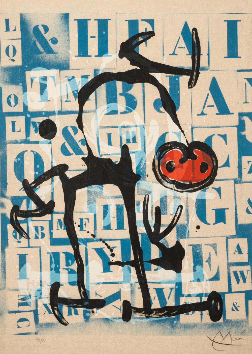 JOAN MIRO (1893-1983): LE LETTRE