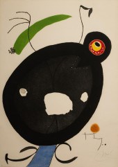 JOAN MIRO (1893-1983): PLATE I