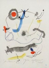 JOAN MIRO (1893-1983) 'QUELQUE