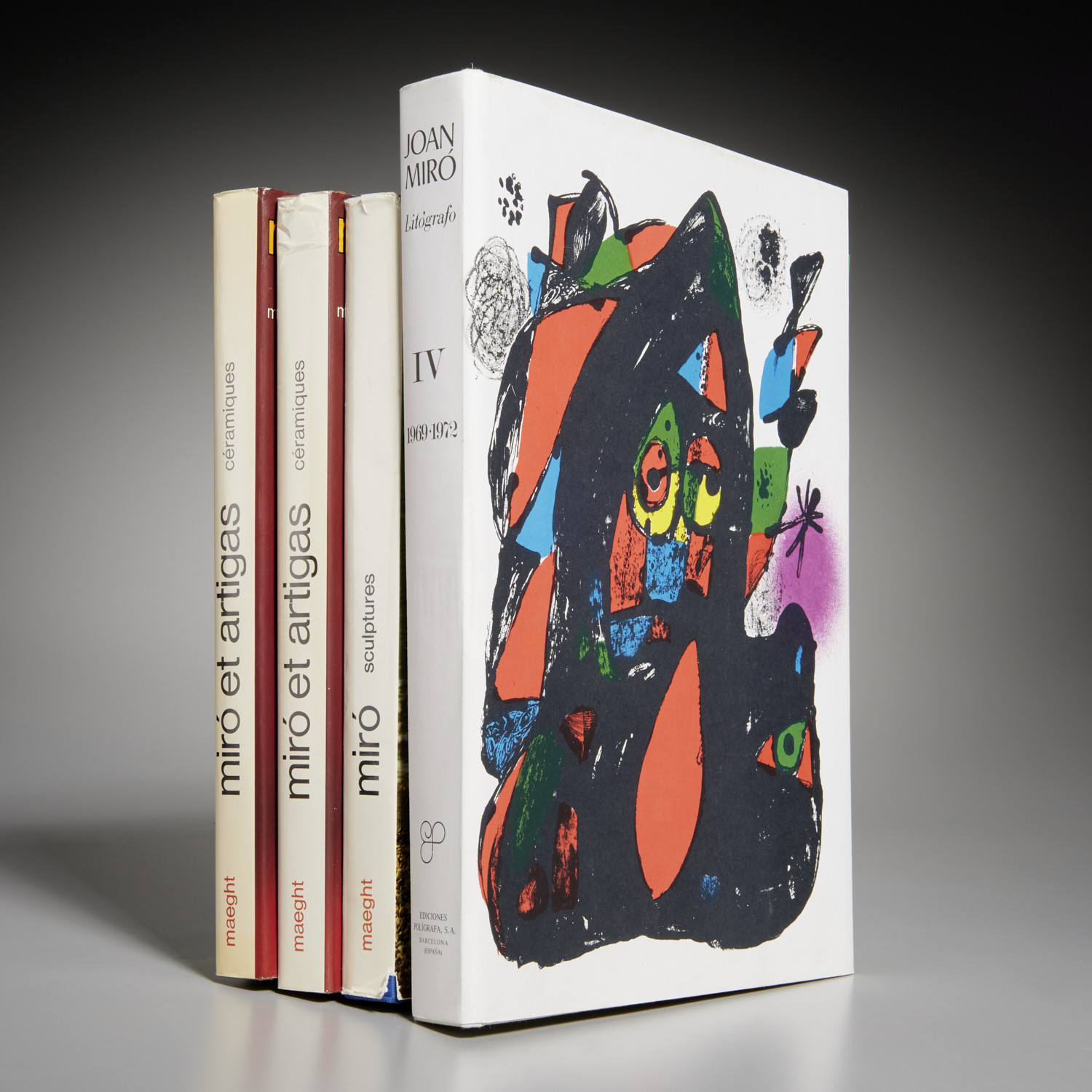 JOAN MIRO, (4) VOLS. WITH 11