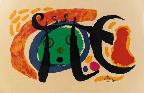 JOAN MIRO ABSTRACT FIGURAL