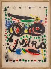 JOAN MIRO COLOR LITHOGRAPH, CI