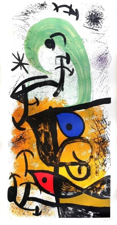 JOAN MIRO, LA MENEUSE DE LUNE,