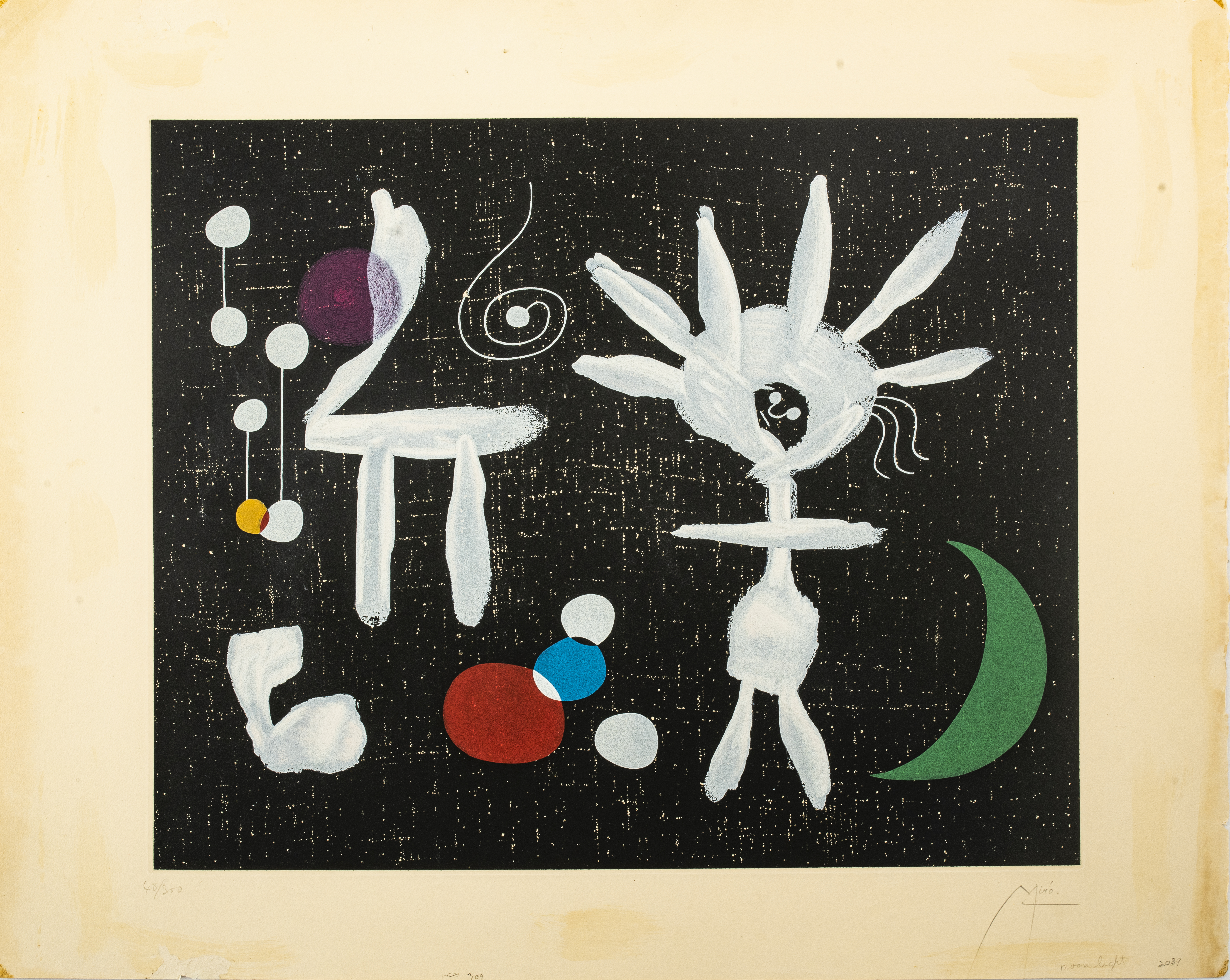 JOAN MIRO "LA PLUIE MATINALE"