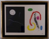 JOAN MIRO LITHO NOIR ET BLANC