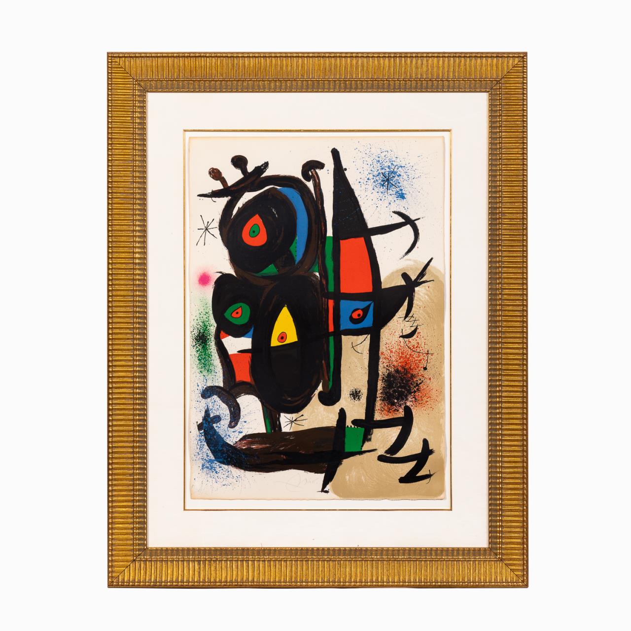 JOAN MIRO, LITHOGRAPH FOR LES
