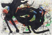 JOAN MIRO LITHOGRAPH FROM DERR