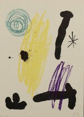 JOAN MIRO LITHOGRAPH VII, OBRA