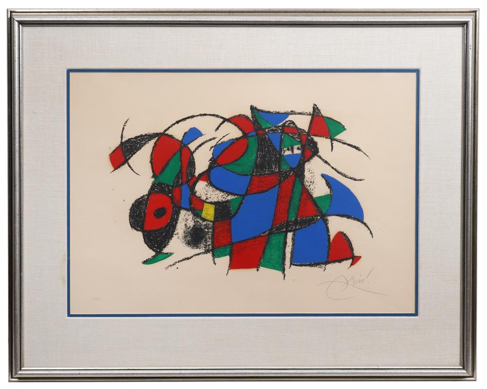 JOAN MIRO LITHOGRAPHIE ORIGINALE