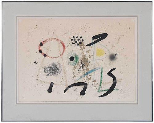 JOAN MIRO LITHOGRAPH(Spanish,