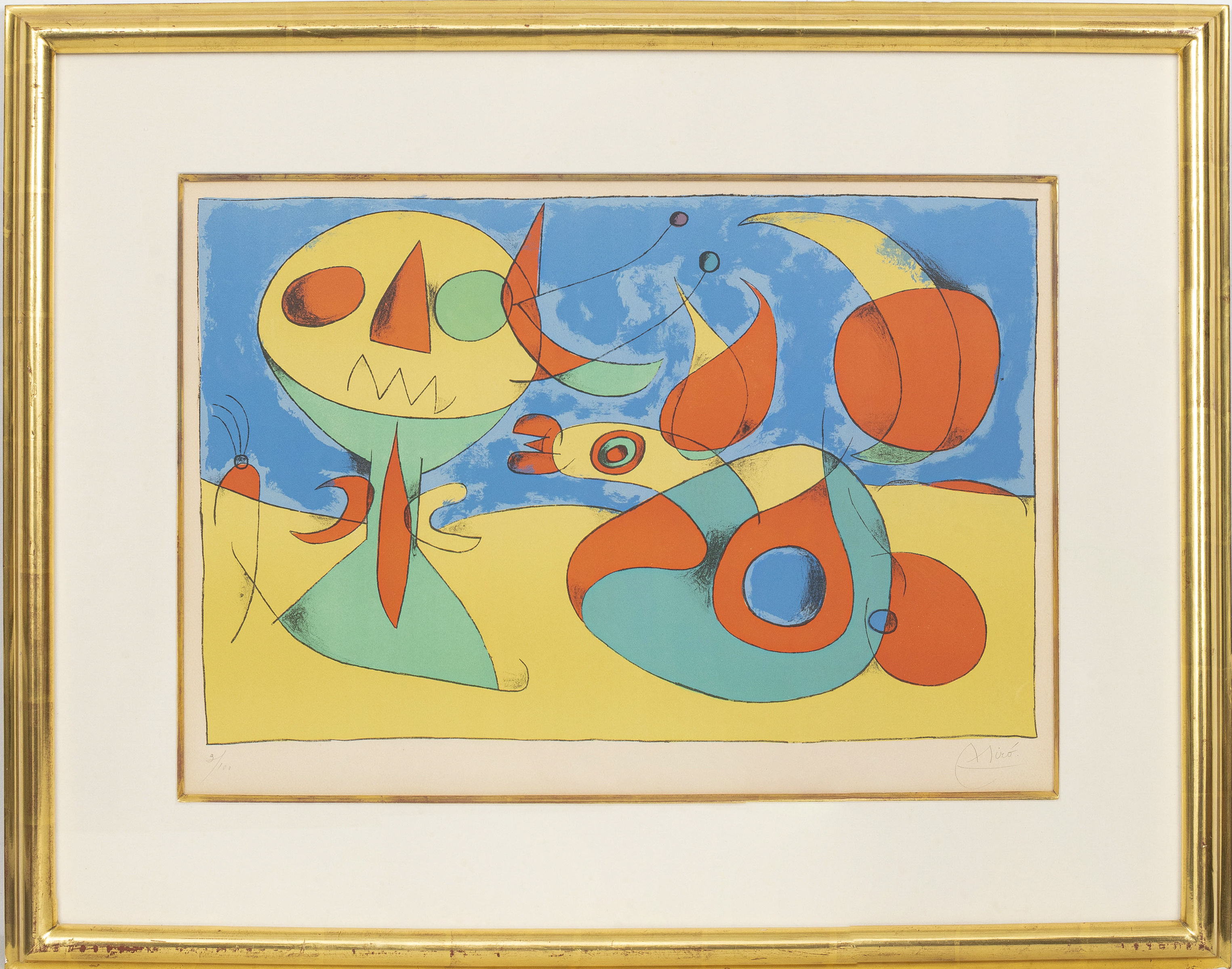 JOAN MIRO "OISEAU ZEPHYR" COLOR