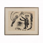 JOAN MIRO, PETITE FILLE AU BOI