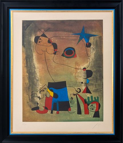 JOAN MIRO &QUOT;LE CHIEN BLEU&QUOT;
