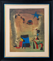 JOAN MIRO &QUOT;LE CHIEN BLEU&