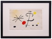 JOAN MIRO SIGNED LITHOGRAPHJoa