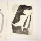 JOAN MIRO, SIGNED WOODCUT PRIN