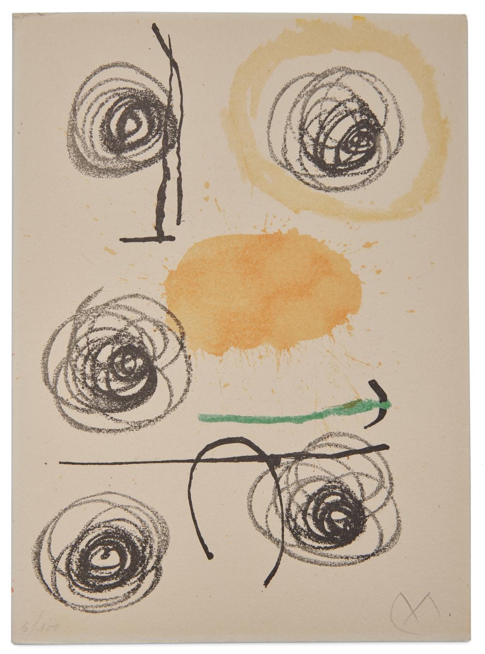 JOAN MIRO, (SPANISH, 1893-1983),