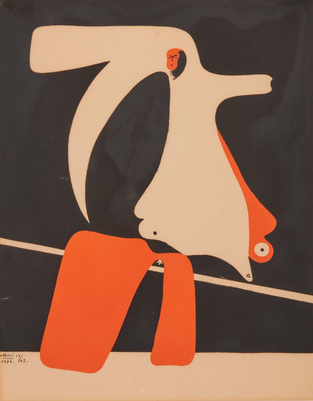 JOAN MIRO, (SPANISH, 1893-1983),