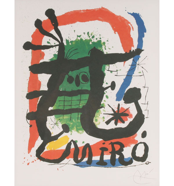 Joan Miro (Spanish, 1893-1983),