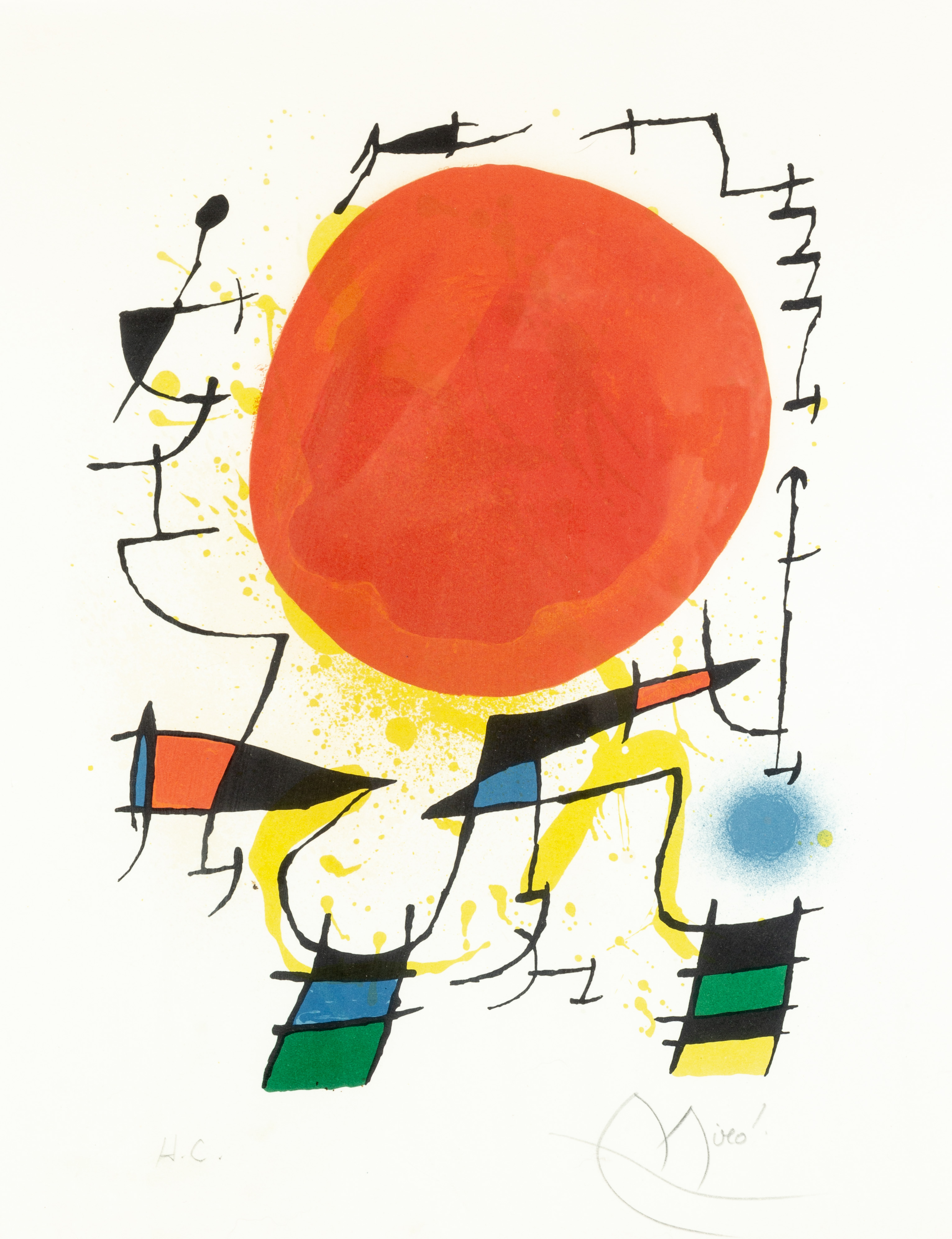 JOAN MIRó (SPANISH, 1893-1983)  THE