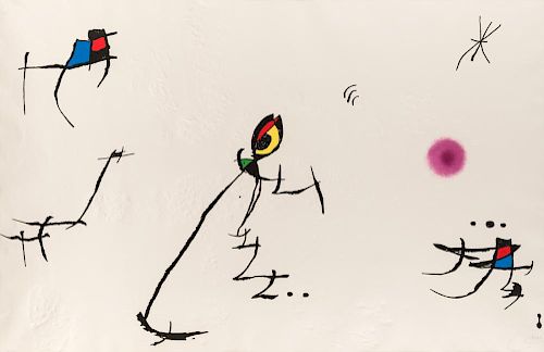 JOAN MIRO (SPANISH 1893-1983)JOAN
