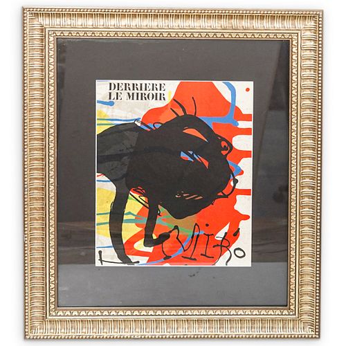 JOAN MIRO (SPANISH, 1893) "DERRIERE
