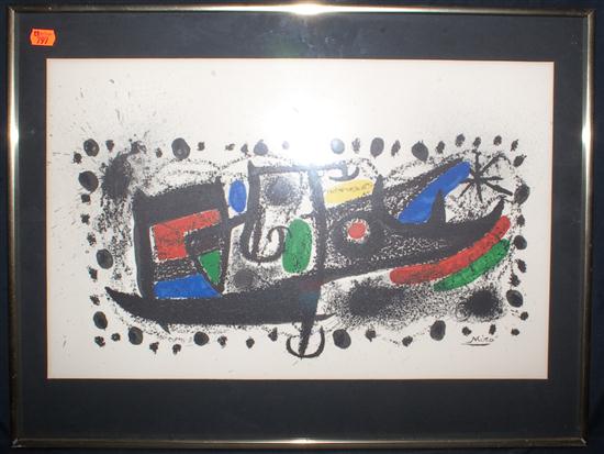 Joan Miro (Spanish 20th century).