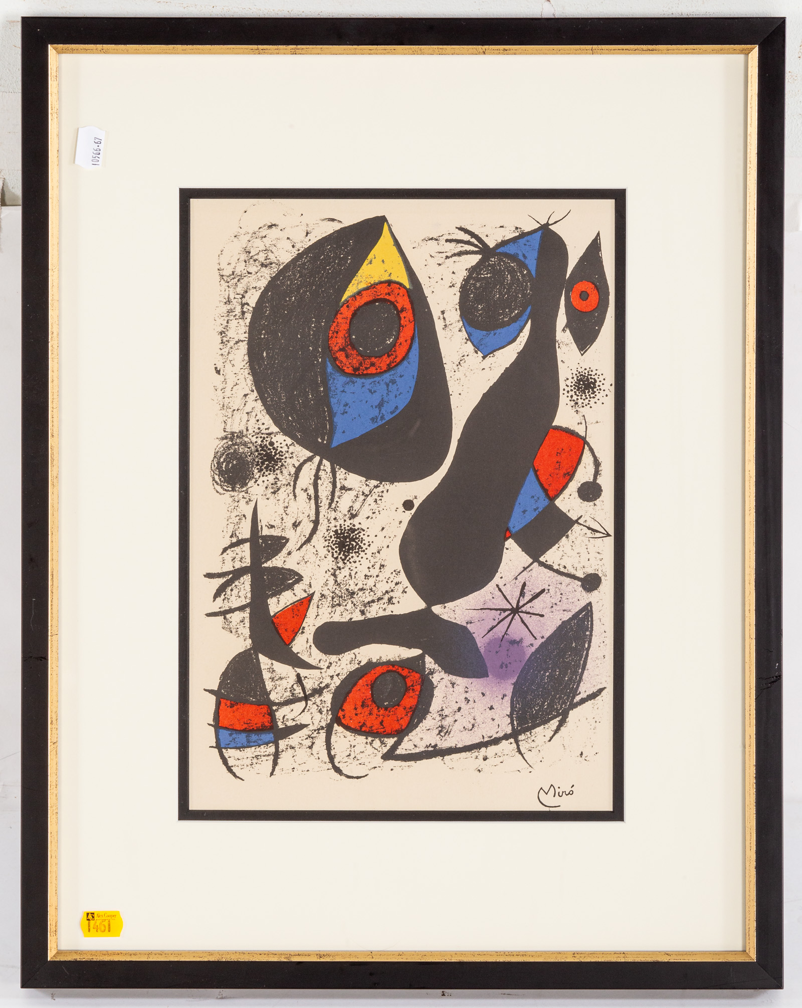 JOAN MIRO. UNTITLED, LITHOGRAPH