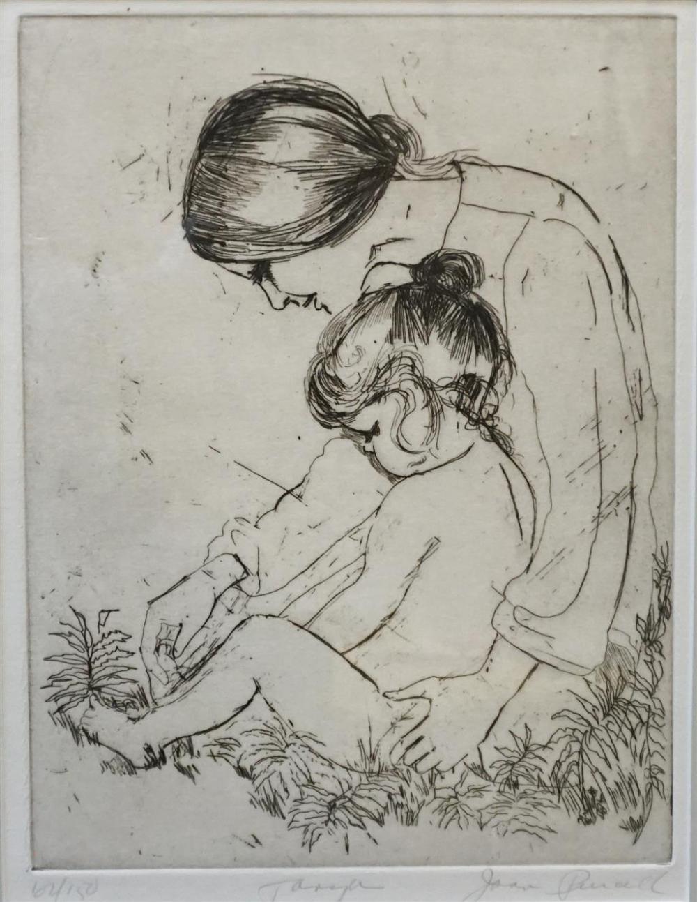 JOAN PURCELL, 'TANYA' ETCHING