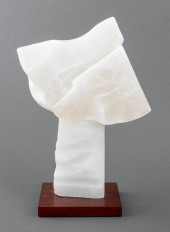 JOAN SHAPIRO ABSTRACT WHITE AL