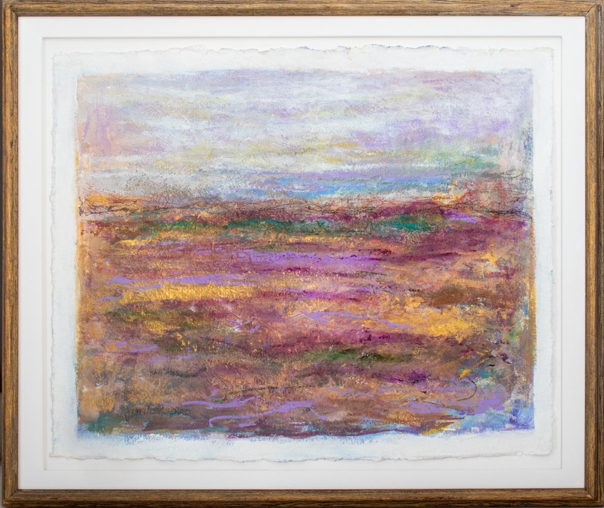 JOAN SHAPIRO "FIELDS" ACRYLIC ON