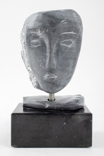 JOAN SHAPIRO FIGURAL BUST GRAY