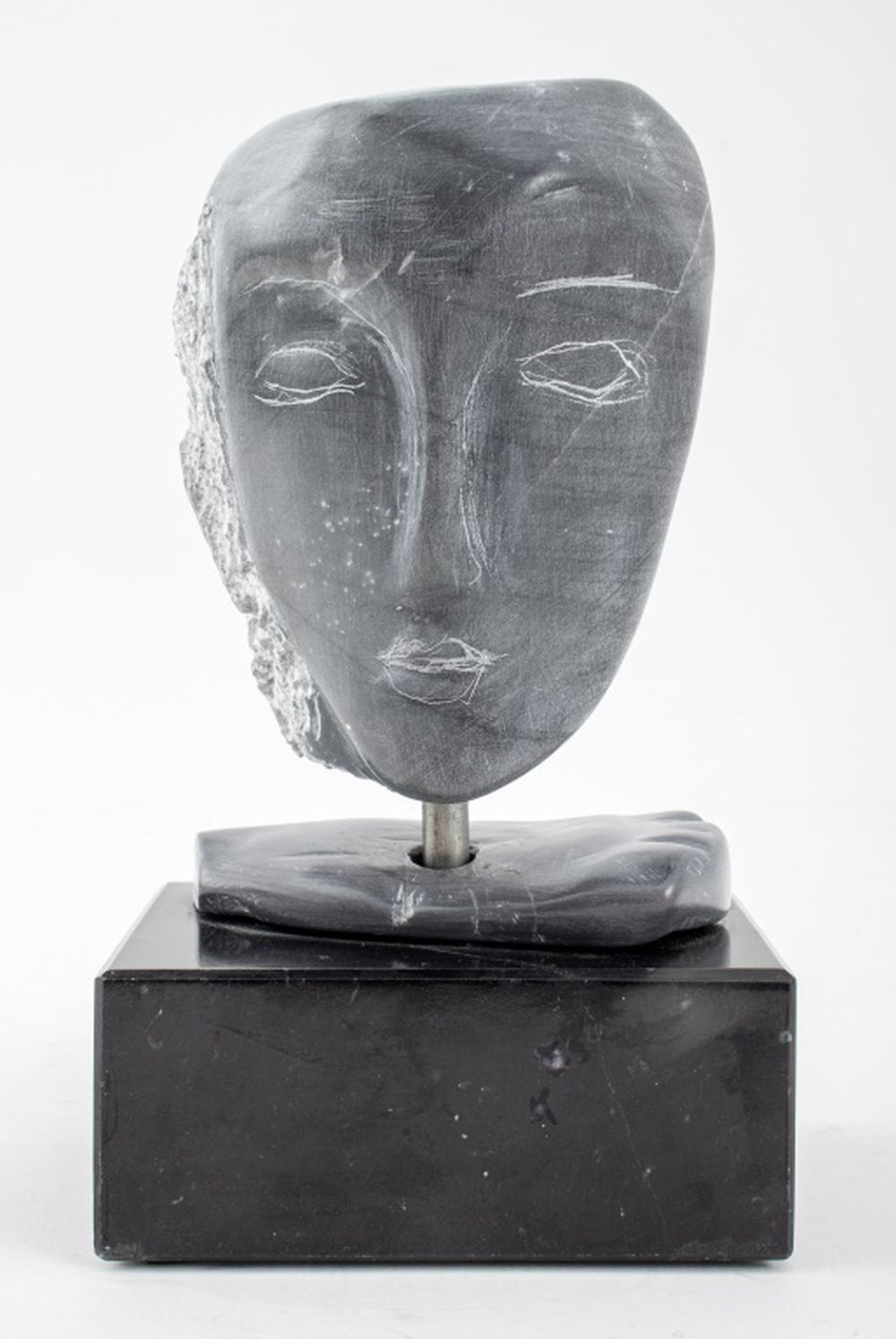 JOAN SHAPIRO FIGURAL BUST GRAY