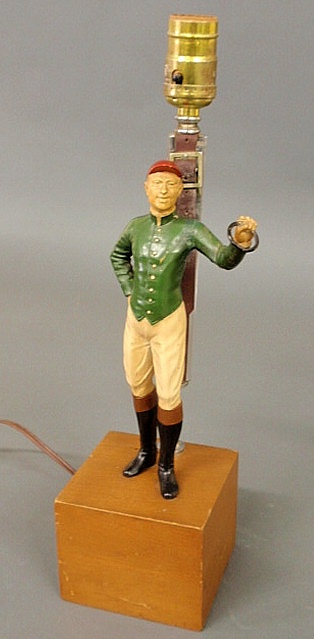 Jockey Club lamp with a Painted