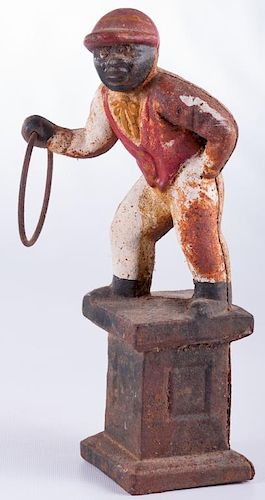 "JOCKO" CAST IRON DOORSTOP