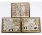 Jodocus Hondius colorful maps