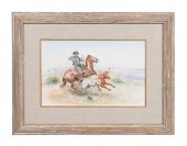 JOE BEELER "ROPING A RUNAWAY?