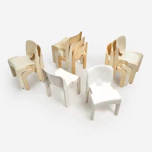 JOE COLOMBO SET OF 10 KARTELL