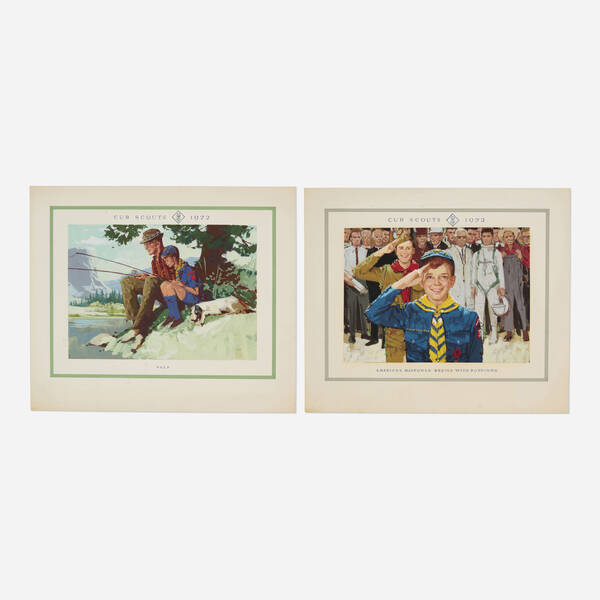 Joe Csatari b.1929. Cub Scouts (two