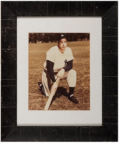 JOE DIMAGGIO SIGNED PORTRAIT