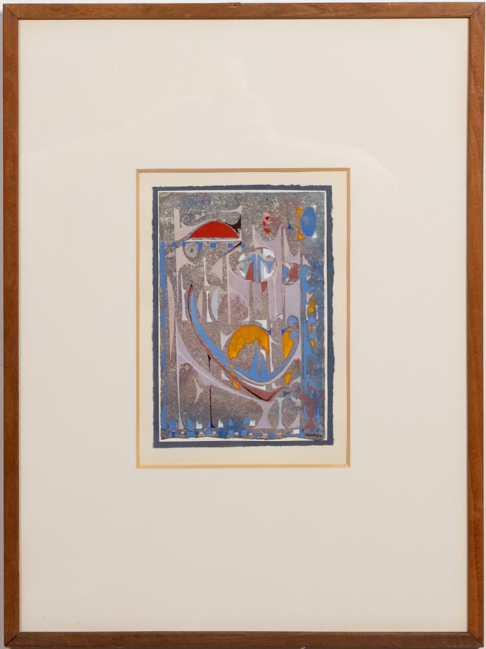 JOE DOWNING, ABSTRACT PAINTING ON