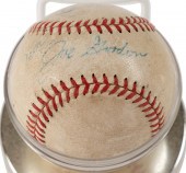 JOE GORDON JSA CERTIFIED AUTOG