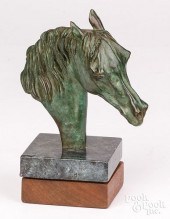 JOE KENNEY BRONZE HORSE HEAD B