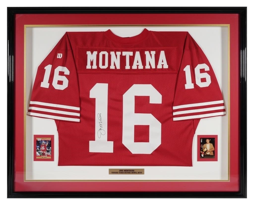 JOE MONTANA SIGNED FOOTBALL