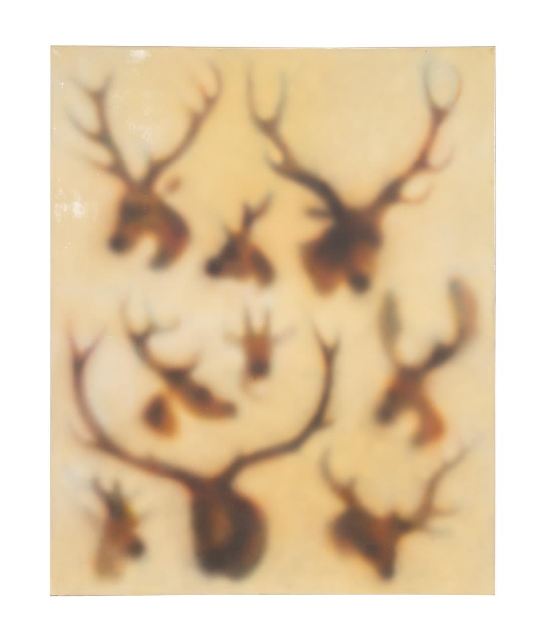 JOE PERAGINE, STAG TROPHY ENCAUSTIC