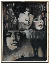 JOE TESTA-SECCA, OIL ON CANVAS