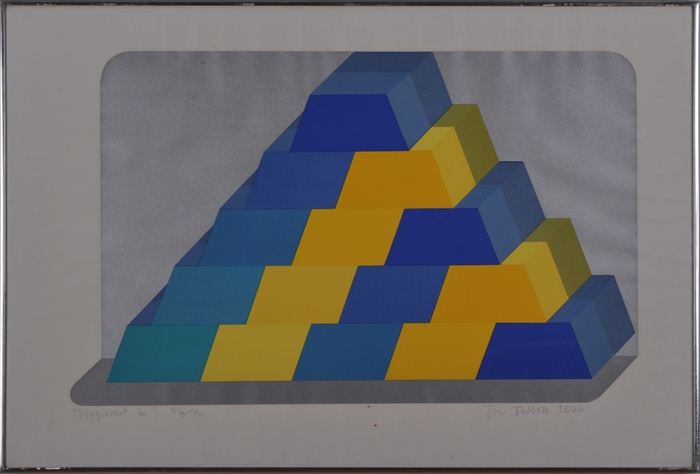 JOE TILSON (b. 1928): "ZIGGURAT