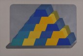 JOE TILSON (b. 1928): "ZIGGURA